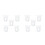 10 Pcs Rv Plastic Awning Hooks Motorhome Hanger Clothing Durable 10