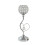 3 Pcs Retro Crystal Candle Holder Iron Candlestick For Wedding Decor 1