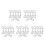 30 Pcs Double Ended Bolt Snap Hooks Stainless  Swivel 89mm 9