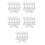 30 Pcs Double Ended Bolt Snap Hooks Stainless  Swivel 89mm 8
