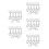 30 Pcs Double Ended Bolt Snap Hooks Stainless  Swivel 89mm 10