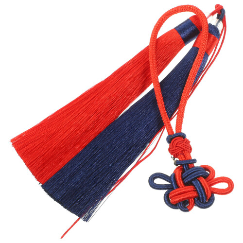 3Stk Chinesische Knoten Quasten Mehrfarbig Polyester DIY