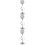 3 Pcs Retro Crystal Candle Holder Iron Candlestick For Wedding Decor 8