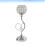 3 Pcs Retro Crystal Candle Holder Iron Candlestick For Wedding Decor 10