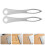5Pcs Rubber Band Tied Tool: Manganese Steel String Buckle Set For Bow 10