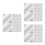 60 Pcs Adhesive Square Acrylic Mirrors For Diy Craft And Home Decor 7