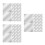 60 Pcs Adhesive Square Acrylic Mirrors For Diy Craft And Home Decor 10
