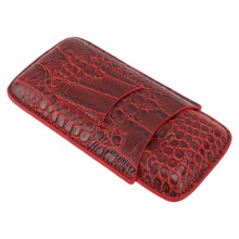 Reise-Zigarrenetui 74 Leder Soft Touch 3 Zigarren