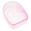 Handbadschale - Acryl, transparentes Pink 13