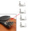 Complete 15Pcs Violin Set: Tailpiece Chin Rest Pegs & Tail Rope 5