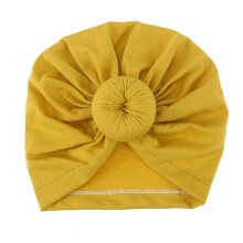 Turban Stirnband Wickelhut Gelb