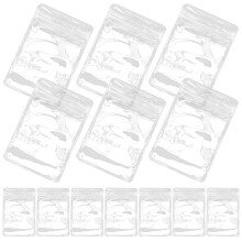 100Stk Verschlussbeutel Mit Reißverschluss Transparent Wiederverwendbar