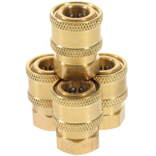 4Stück Gartenschlauch Adapter 1/4 Zoll Schnellkupplung