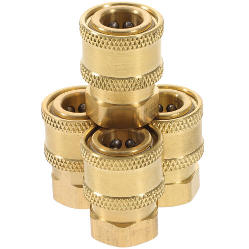 4Stück Gartenschlauch Adapter 1/4 Zoll Schnellkupplung
