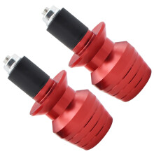 Runde Rote Aluminium Lenkerstopfen 2 Stk Für