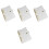 4Pcs A5 PVC Binder Notebook Cover Refillable Scrapbook Planner Shell 3