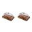 2Pcs Elegant Wooden Butter Dish and Bread Keeper for Countertop Use 4