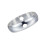 60Pcs Durable Silver Metal Circular Rings Double Hole for DIY Jewelry 1