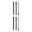 6Pcs Soft Tip Chinese Ink Pens Refillable Nylon Brush Set for Writing 9