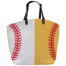 1Pack Baseball Gear Bag Eenvoudig Ontwerp Canvas Vrouwen'S Dating