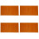 4Pcs Vintage Bamboo Scroll Calligraphy Art Decoration 7