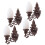 12Pcs Tiny Wall Lamp Model Durable Miniature Scene Decoration 1