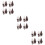 12Pcs Tiny Wall Lamp Model Durable Miniature Scene Decoration 11