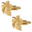 1 Paar Leaf Cuff Studs Koperlegering Voor Families 6