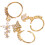 3 Hoop Set Parel Piercing Oorstekers Sieraden 9