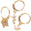 3 Hoop Set Parel Piercing Oorstekers Sieraden 6