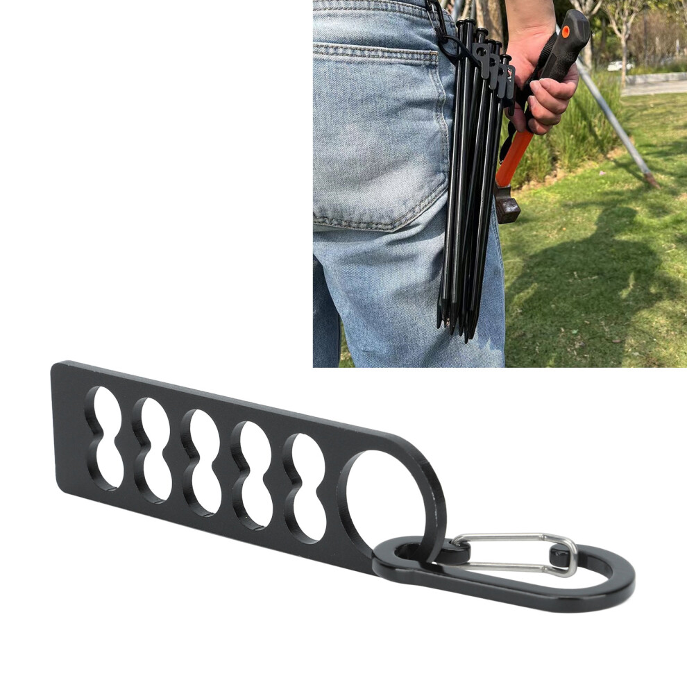 Outdoor Camping Tent Peg Storage Tool Aluminium Alloy Buckle 10 Holes-image-OPC-PKZYYJR-NEW