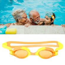Children's Clear View Swim Goggles, Silicone & PC Eye Wear for Boys & Girls