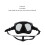 Large Vision Waterproof Swim Goggles with Double Elastic Strap Black 6