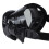 Large Vision Waterproof Swim Goggles with Double Elastic Strap Black 9