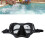 Large Vision Waterproof Swim Goggles with Double Elastic Strap Black 13