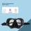 Large Vision Waterproof Swim Goggles with Double Elastic Strap Black 8