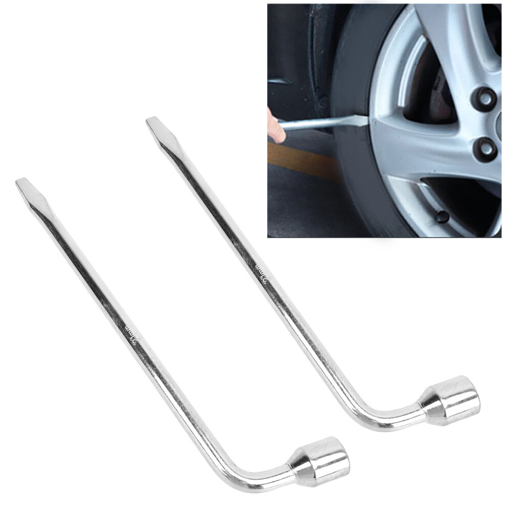 21Mm Car Lug Wrench 2Pcs L Type Hex Key Socket, 45 Steel 6921353627017