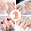 5 . Acryl Übungsfinger Für Nägel Finger Künstliches 6