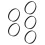 5Pcs Manual Saw Tie Band Replacement Accessory For 10
