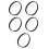 5Pcs Manual Saw Tie Band Replacement Accessory For 4