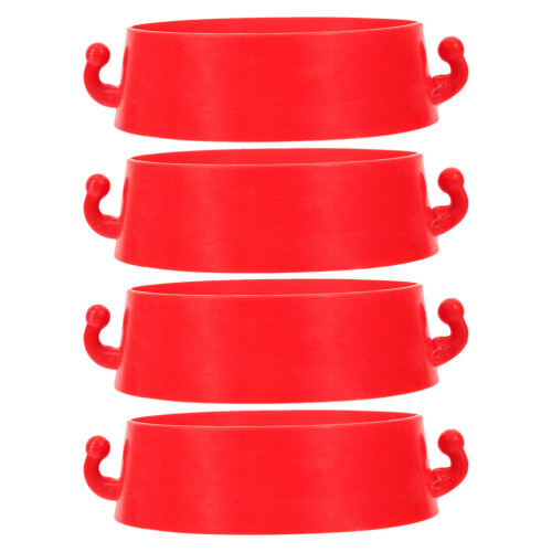 16 Pcs Plastic Traffic Cone Connector Ring For Road Construction