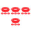 16 Pcs Plastic Traffic Cone Connector Ring For Road Construction 7