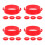16 Pcs Plastic Traffic Cone Connector Ring For Road Construction 10