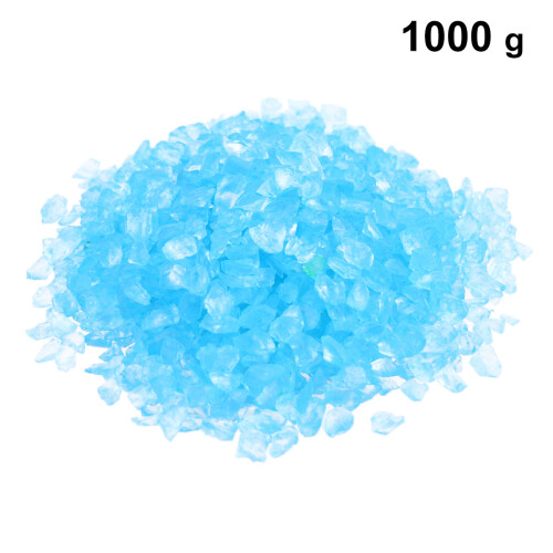 4 Pcs Blue Glass Stone Sand For Micro Landscape And Fish Tank 500g 1