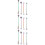 3 Sets Industrial Barbell Earrings For Double Ear Piercing 8