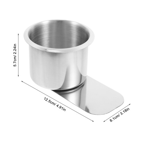 Cup Holder Stand Zur Vermeidung Von Verschütten Silber 1Stk 1