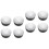 8 Pcs Fence Post Caps Rubber Covers Protective 4