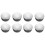 8 Pcs Fence Post Caps Rubber Covers Protective 2