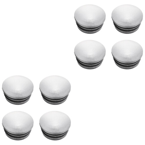 8 Pcs Fence Post Caps Rubber Covers Protective 2
