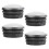 8 Pcs Fence Post Caps Rubber Covers Protective 11